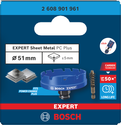 Bosch51 毫米金屬板孔鋸.